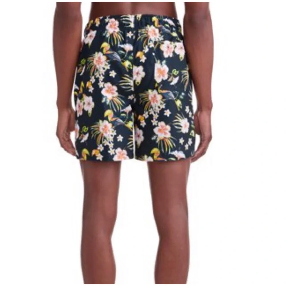 Men’s George Hawaiian Hibiscus Floral Swim Shorts